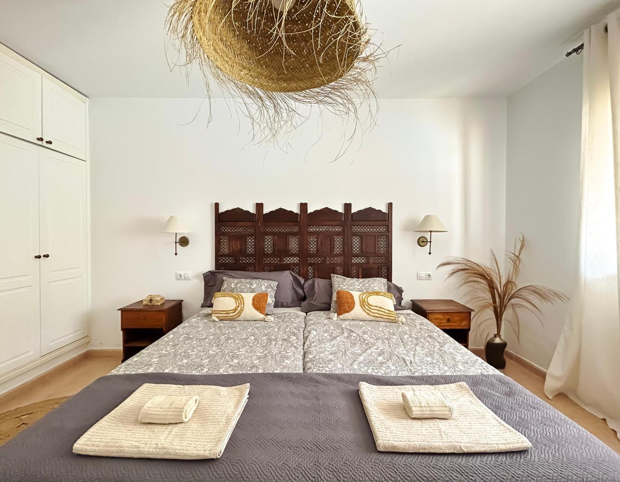 House Boho Palm With Private Heated Pool And Garden, 3 Bedrooms, Wi-Fi Коральео Экстерьер фото
