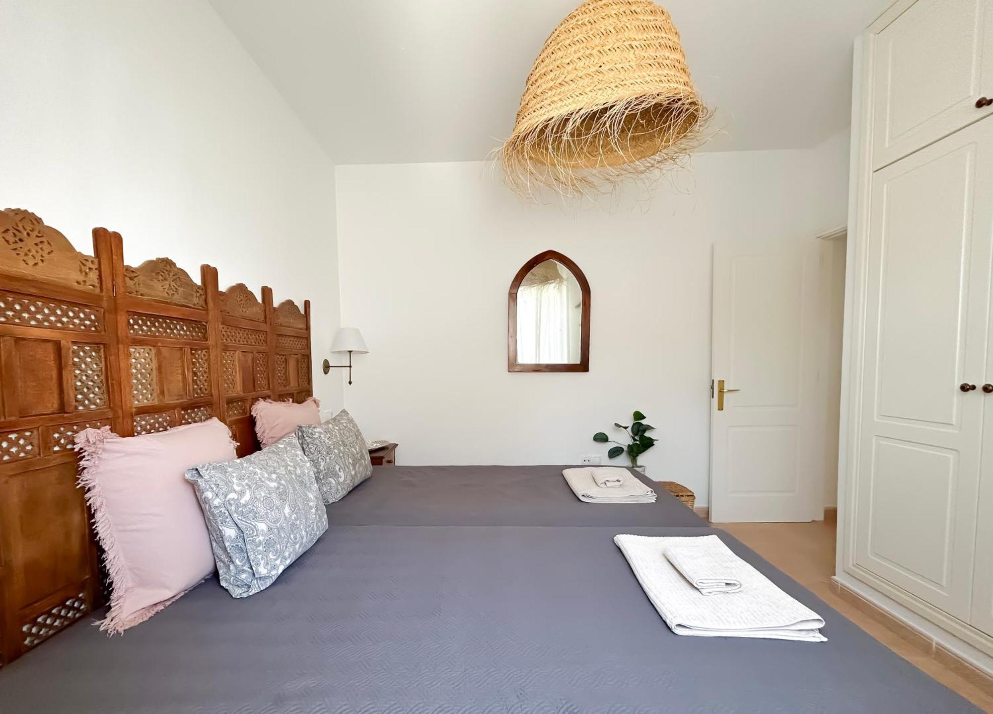 House Boho Palm With Private Heated Pool And Garden, 3 Bedrooms, Wi-Fi Коральео Экстерьер фото