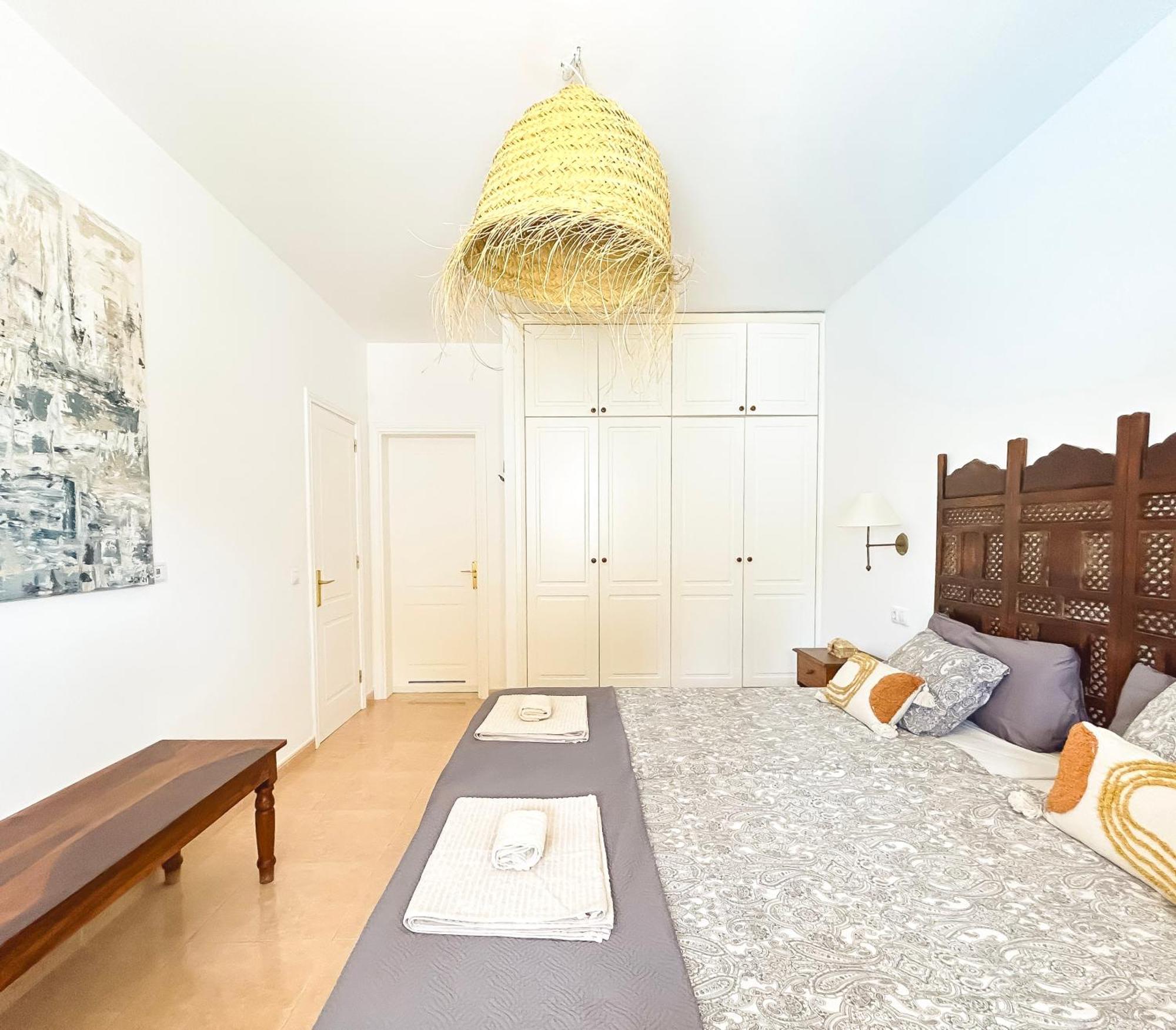 House Boho Palm With Private Heated Pool And Garden, 3 Bedrooms, Wi-Fi Коральео Экстерьер фото